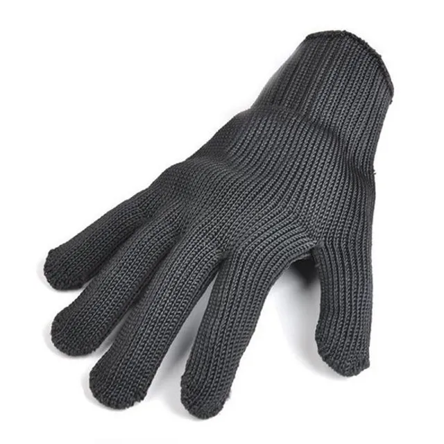 Kevlarové ochranné pracovní rukavice - černé