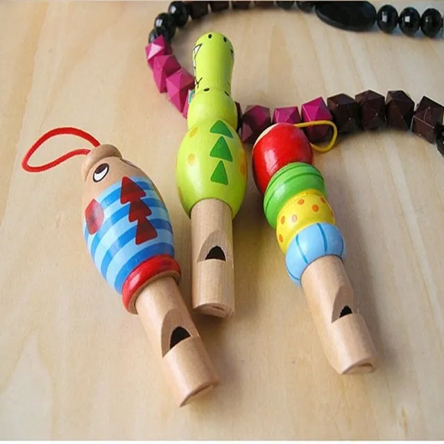 Children's wooden whistle