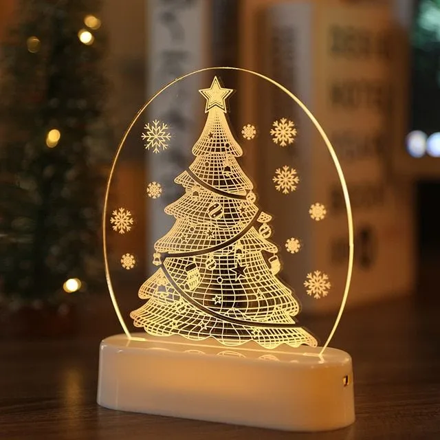 3D led night light