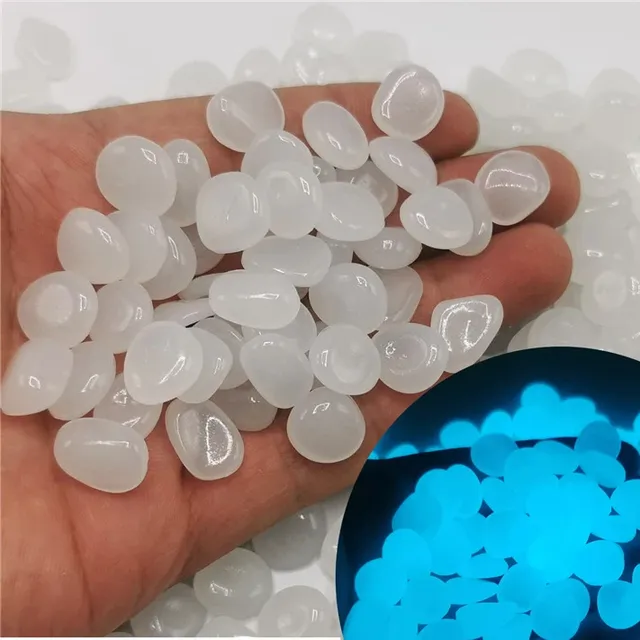 100 pcs Lighting stones for garden, sidewalk, aquarium or terrarium