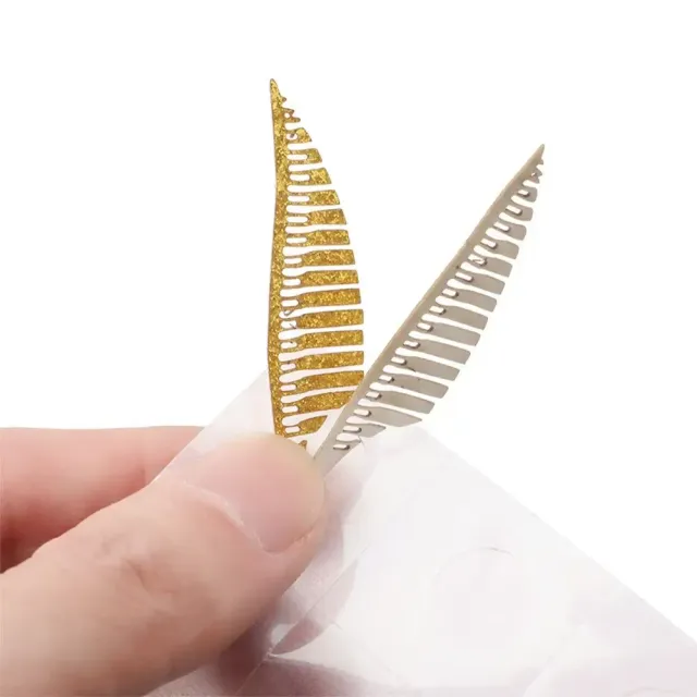 50 pieces of practical annual party of gingerbread gold wings