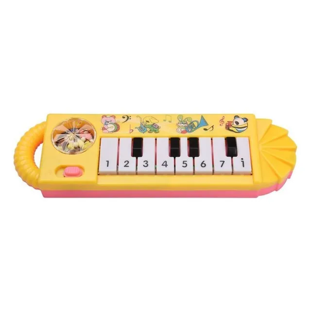 Dětské mini 8 klávesové piáno - 2 barvy
