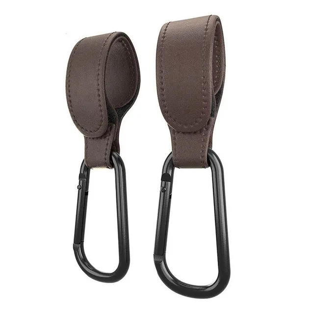 Leather Velcro hook for stroller