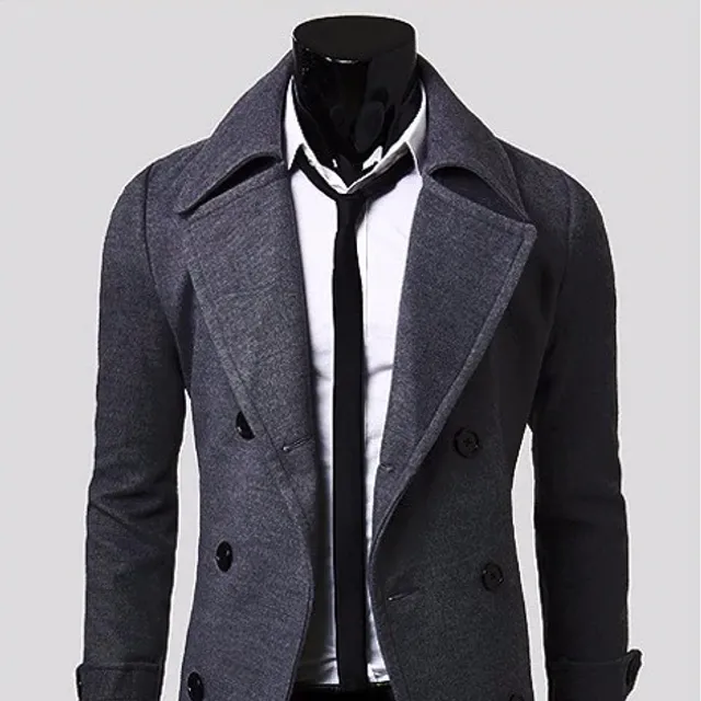 Elegant men's coat - 2 colours