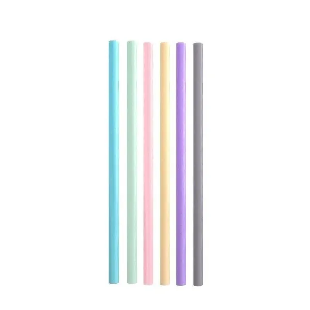 Reusable straw 8 mm 6 pcs N973