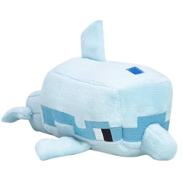 Beautiful plush toys from the computer game Minecraft