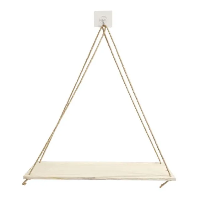 Luxury wall shelf made of natural material with Feliciano hanging system