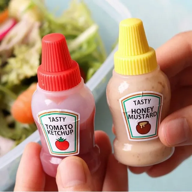 Mini sauce dispenser 2 pcs