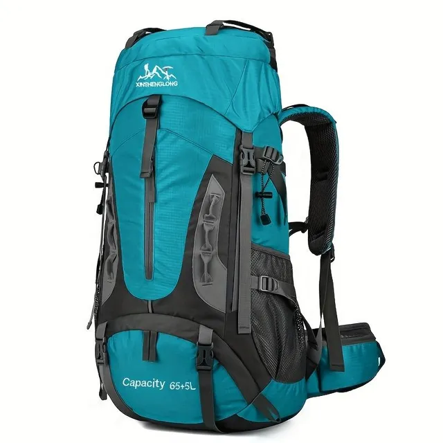 Camping backpack 70L, men's travel and outdoor bag with a large capacity for hiking and climbing