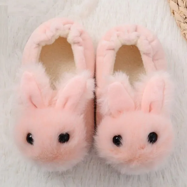 Detské domáce topánky králik