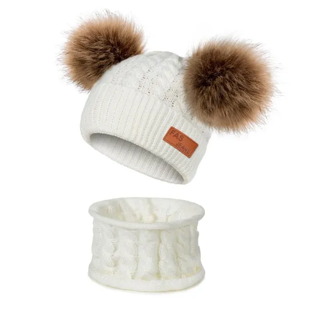 Detský zimný set čiapky a nákrčník