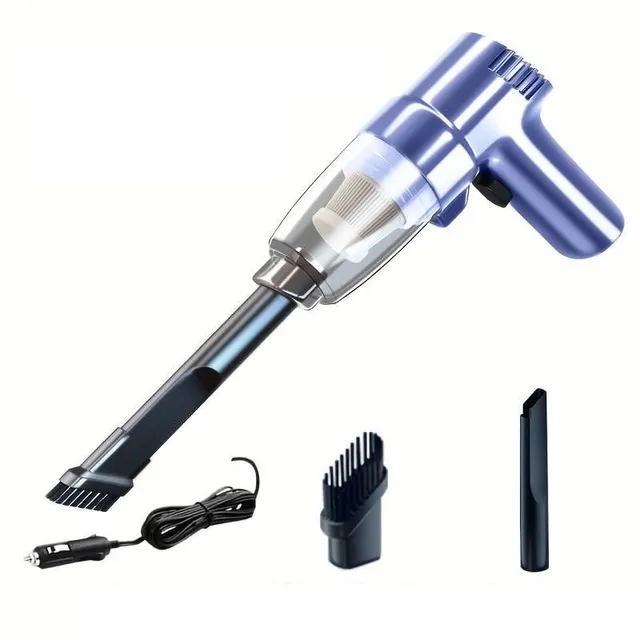 SuperPower Mini Car Vacuum Cleaner - Strong, efficient, dry and wet vacuuming, small and practical