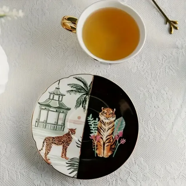 Set, Chinese Style Painting Cup &amp; Cup