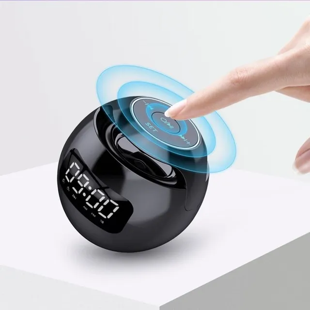 Alarm clock with LED display and bluetooth