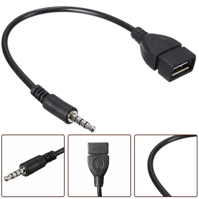 Adapter von 3,5 mm auf USB-Buchse