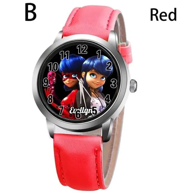 Dievčenské náramkové hodinky | Ladybug b-red