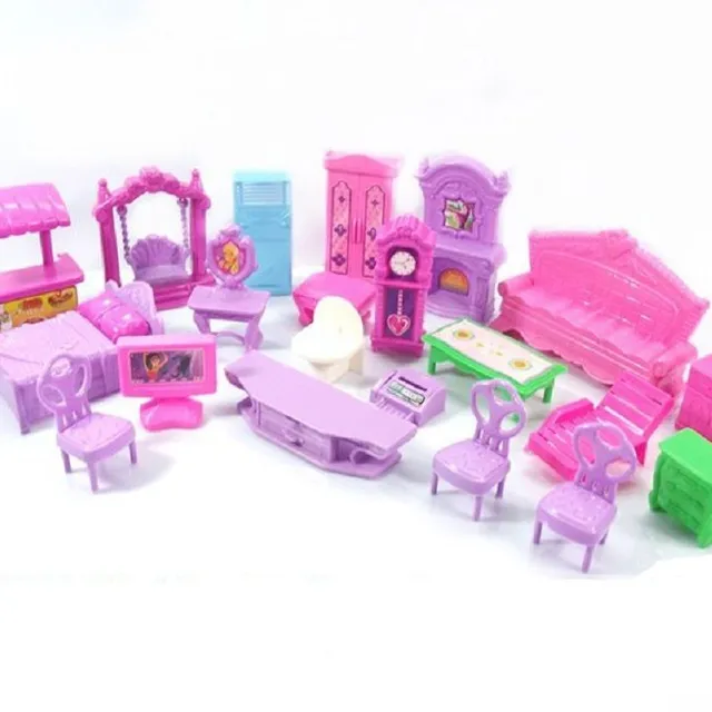 Furniture for doll 22 pcs