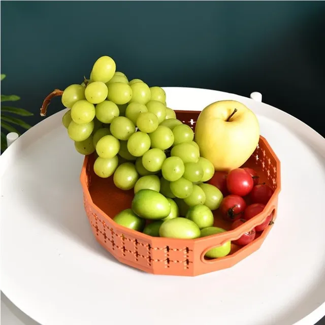Rotating practical tray for fruit or spices