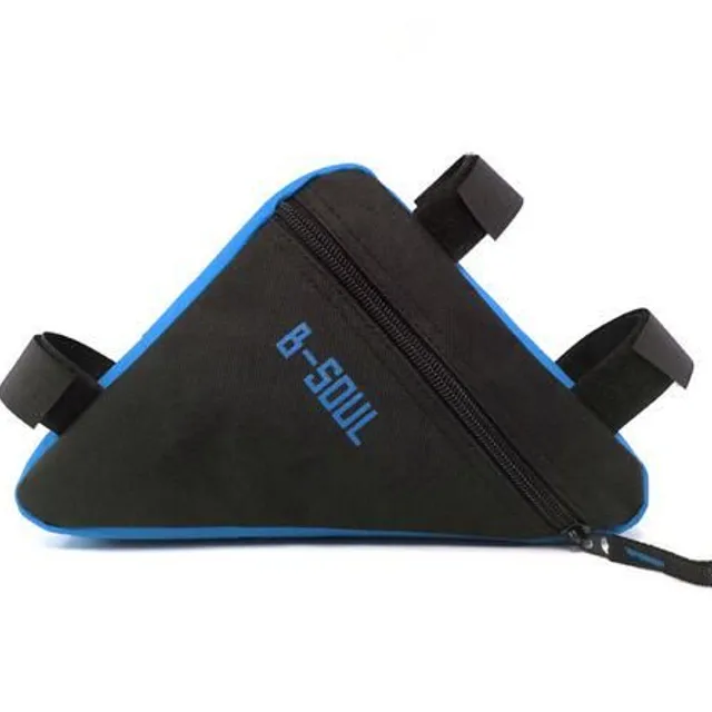 Triangular waterproof bag for bicycle frame