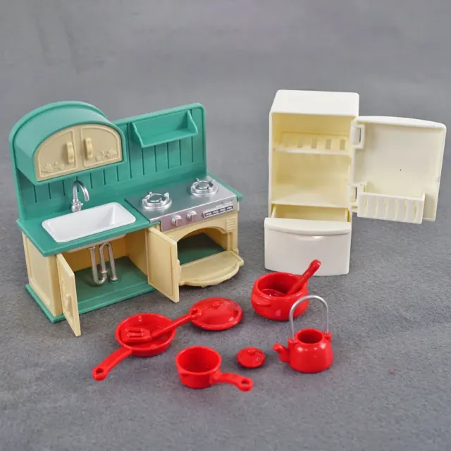 Miniature kitchen utensils for children - Montessori toy for doll house