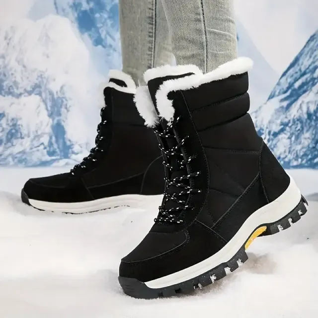 Thermal Boots Do Snow With Fleece lining, Waterproof Waterproof Outdoor Boots Do Tickle Resistant Against Worth