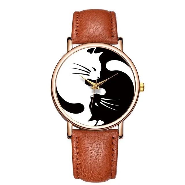 Stylish watch with animal motif Cassie