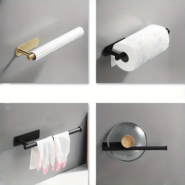 Stainless steel toilet paper holder for wall