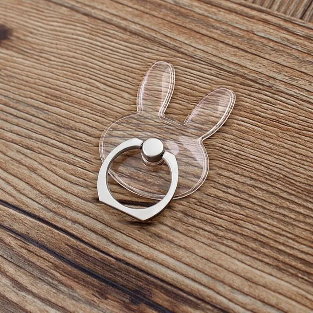 Practical transparent PopSockets holder in a cute shape
