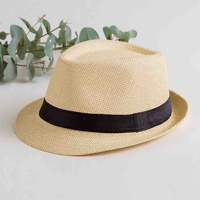 Plaża unisex stylowy słomkowy kapelusz