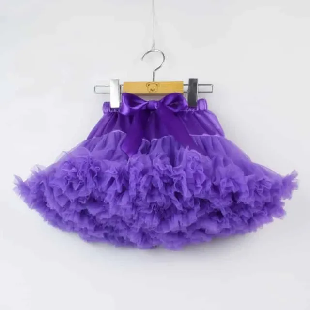 Children's fluffy skirt Pullies