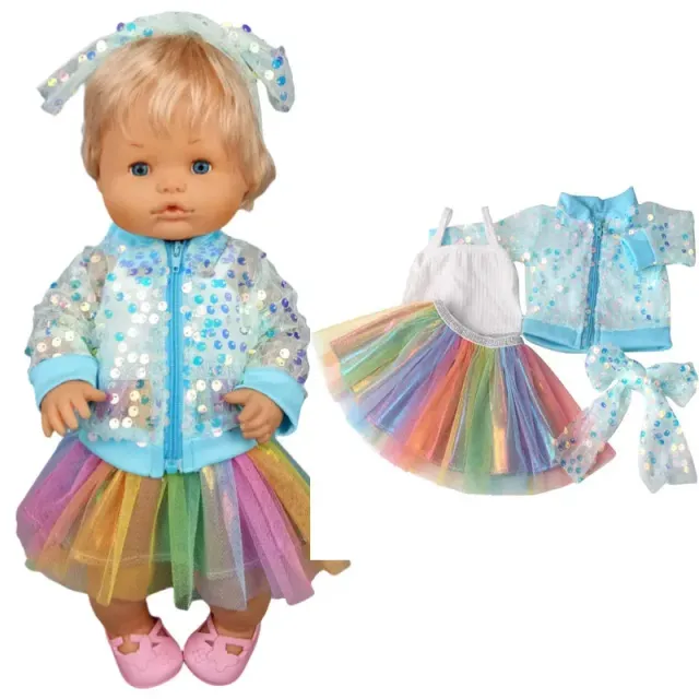Roztomilé oblečenie pre detské vlasy bábika veľkosti 40 cm - Viac variantov