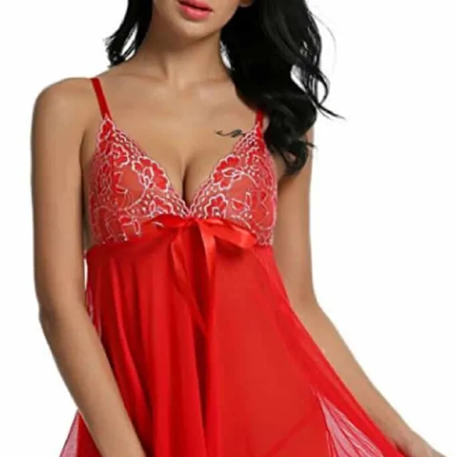 Erotic nightgown Michelle l red