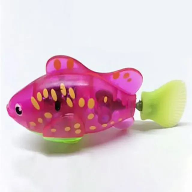 Lighting robotic simulated fish - interactive toy for cats and children, aquarium decoration