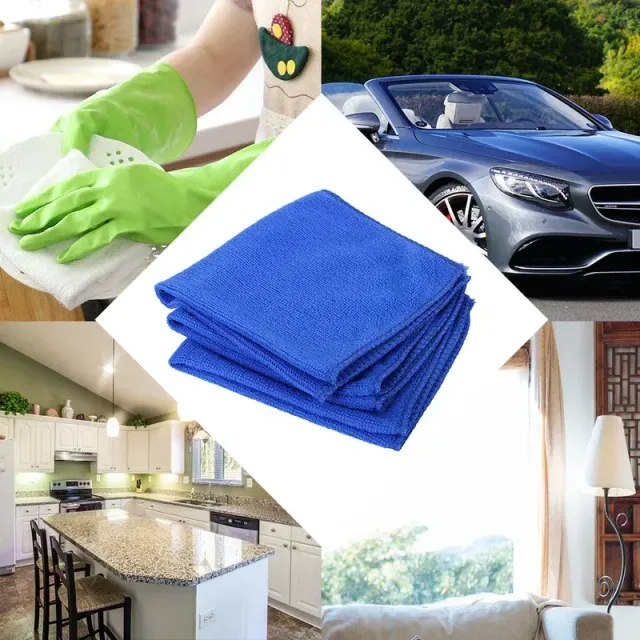 Soft microfiber drying cloths for washing the car