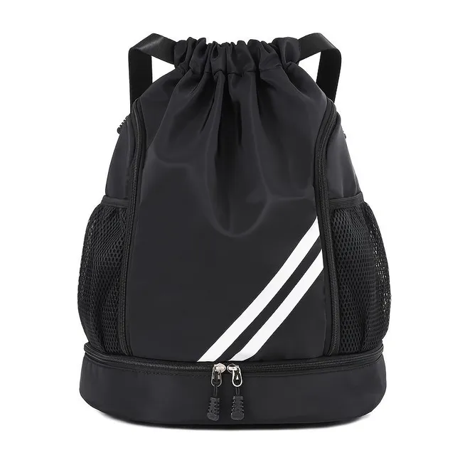 Sports bag with stringing