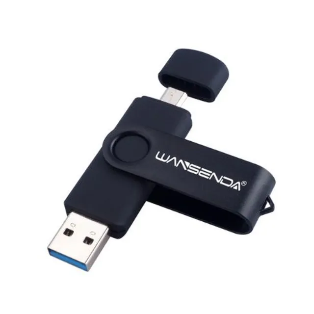 USB flash drive 2 w 1 - 16 GB - 128 GB - 6 kolorów