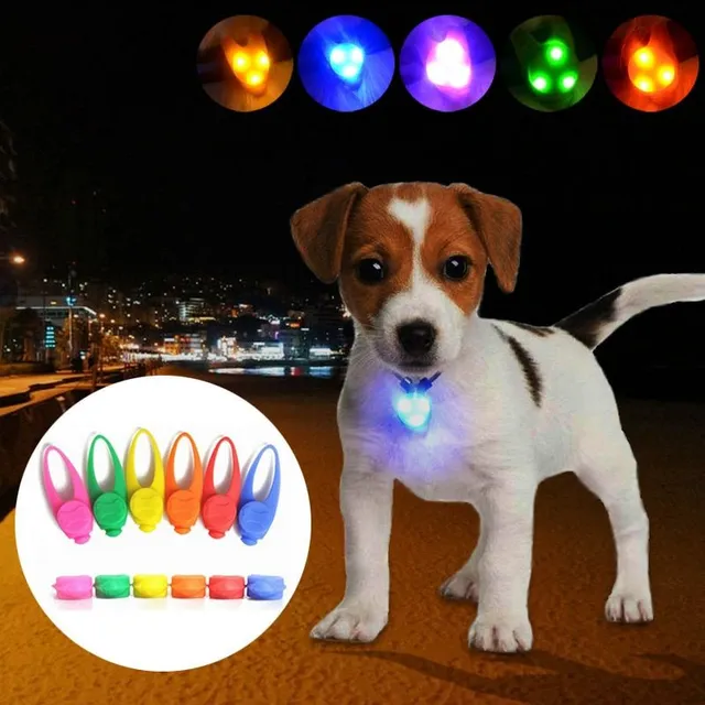 Světelný přívěsek pro psy pro noční bezpečnost