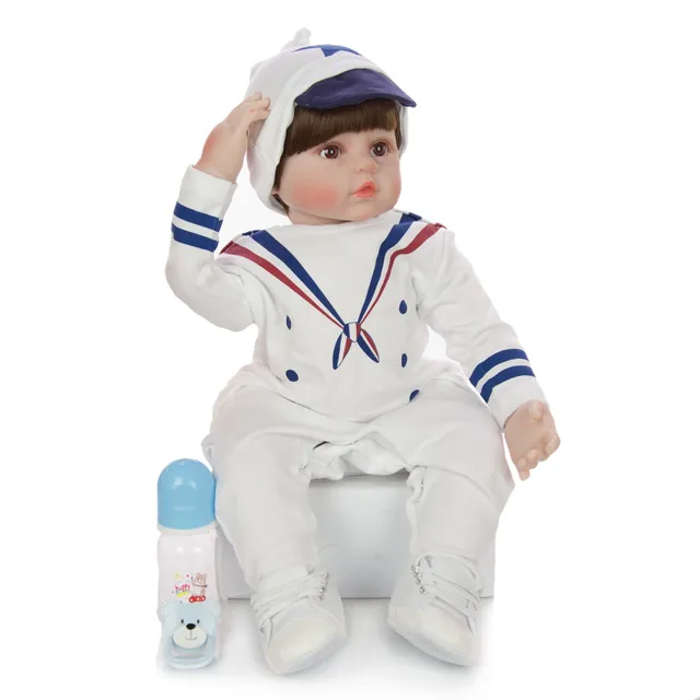 Realistic doll boy 60 cm