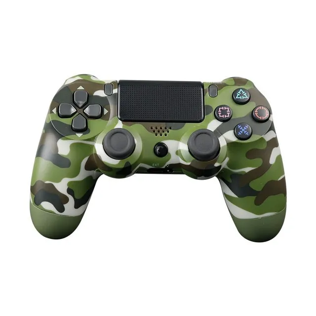 PS4 design controller of different variants green-camouflage