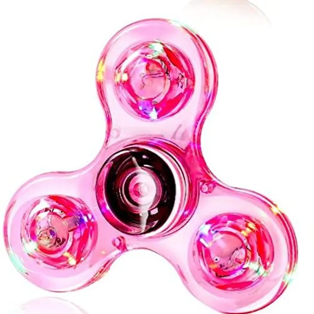 Handheld LED fidget spinner