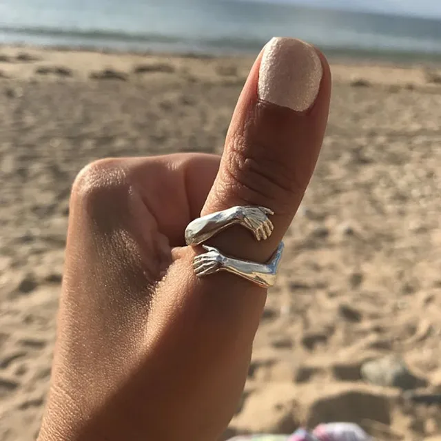 Adjustable open unisex ring