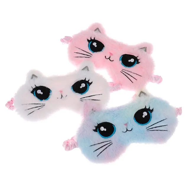 Cute eye mask with Topsy cat motif