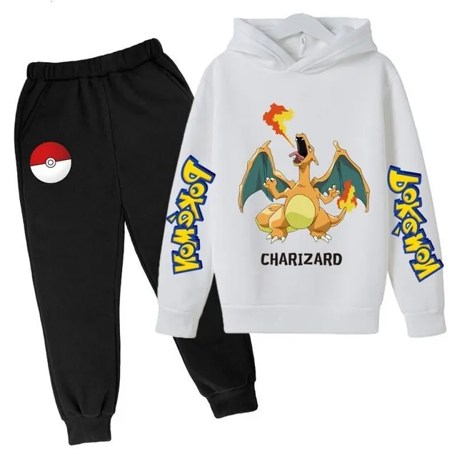 Set de trening de lux pentru copii cu motiv Pokemon