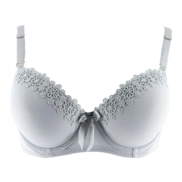 Women's Push-up Bra with Flowers