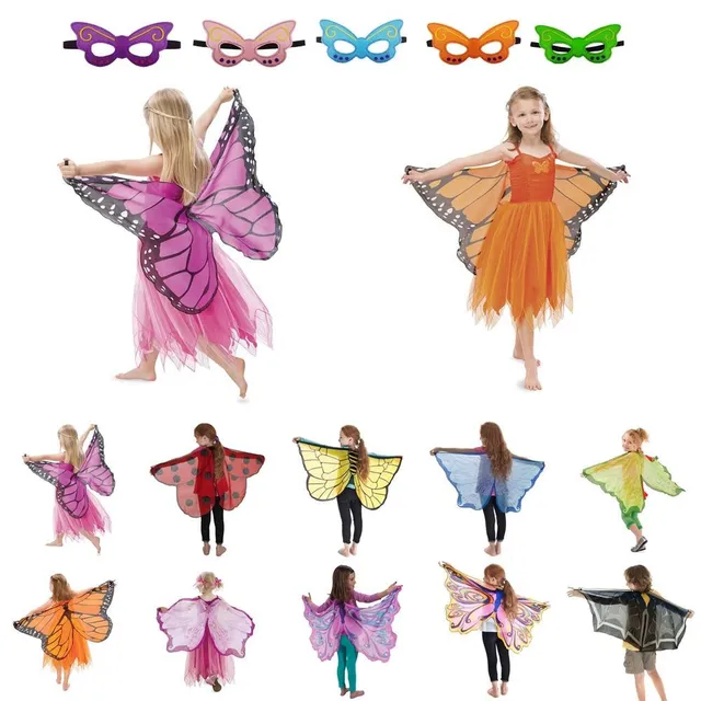 Baby fairy butterfly wings and masks