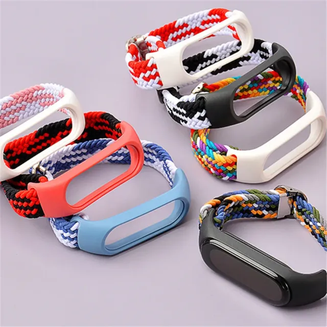 Adjustable elastic belt for Xiaomi Mi Band 7, 6, 5, 4, 3 - Comfortable textile bracelet