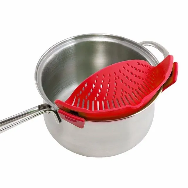 Silicone pot sieve