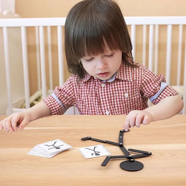 Jouet éducatif en bois : 24 pièces pour un apprentissage amusant et un développement