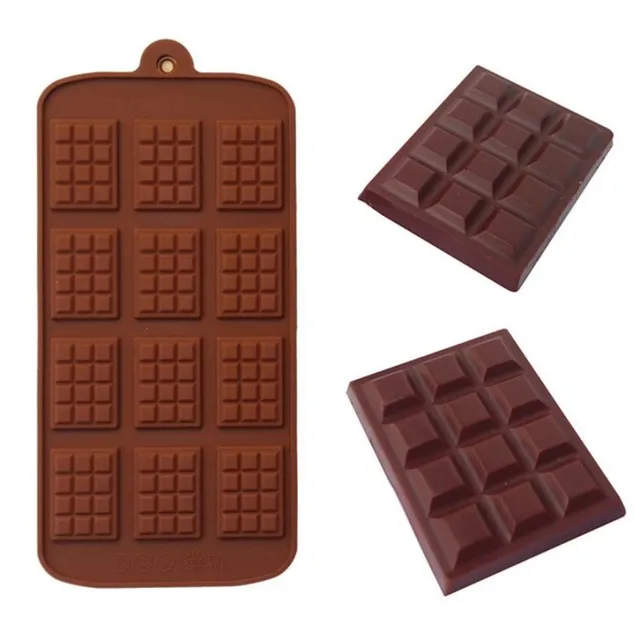 Silicone form for 12 chocolates