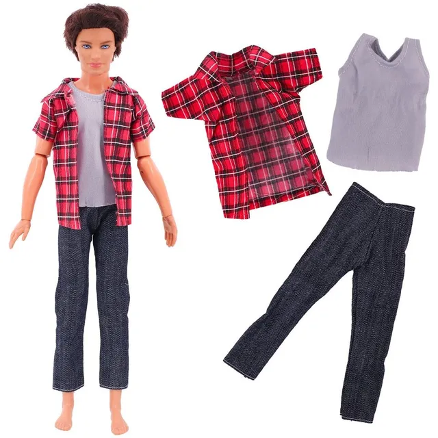 Zestaw modnych ubrań dla Barbie Kena